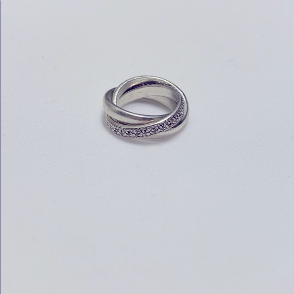 Sterling Silver Interlocking Rings - Picture 5 of 8